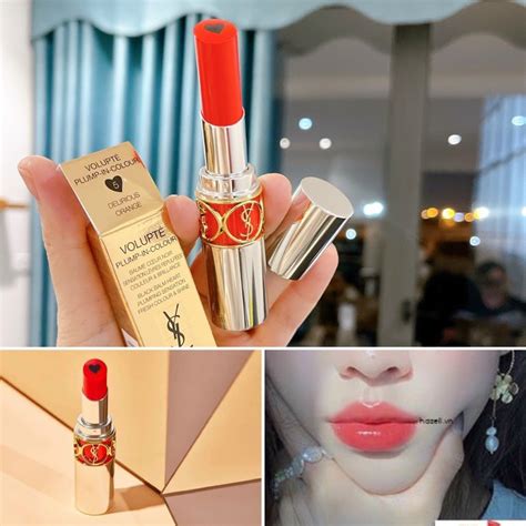 rocking coral ysl|Yves Saint Laurent Rouge Volupte RockN Shine Lipstick .